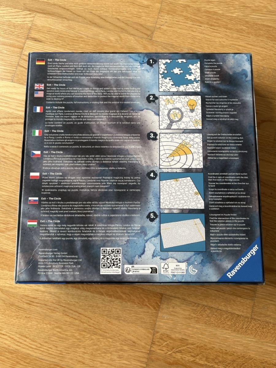 Ravensburger Puzzle: Exit Puzzle - Paris – Usato da Flumenthal venduto da Regenbogen48 1