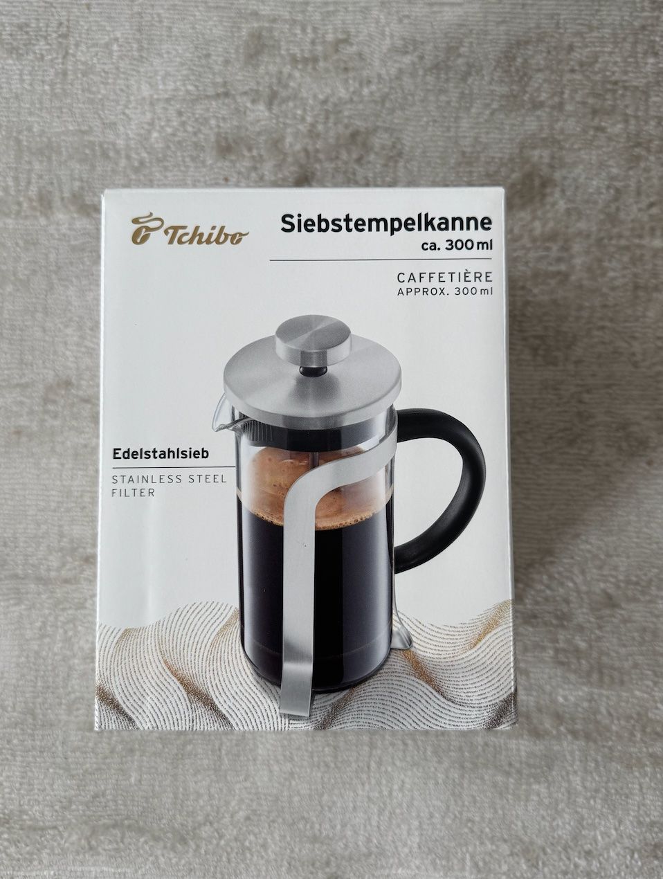Macchine per caffè & Macchine per espresso: Tchibo Siebstempelkanne " French Press " – Nuovo (secondo la descrizione) da Thun venduto da Mr.Timbaer1