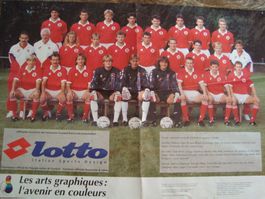 Affiche de l'Equipe nationale suisse de football de 1994