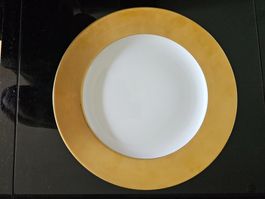 Teller - 12 Platzteller vergoldet von Hutschenreuther