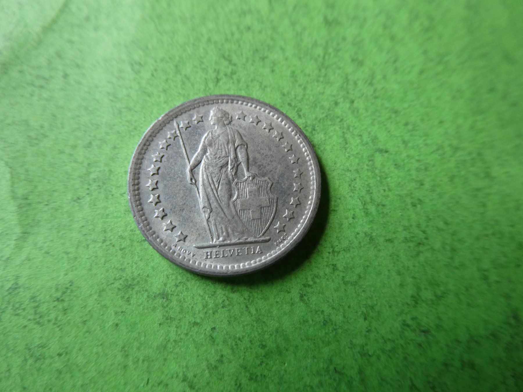 Tutti le monete: Schweiz 1967 1/2 Franken - Silber – Usato da Hinterforst venduto da Rohusri 1
