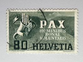 1945, Gedenkausgabe Waffenstillstand Europa, ZNr. 269 geste.