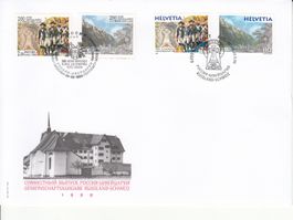 SBK 983-984 + russische Ausgaben FDC