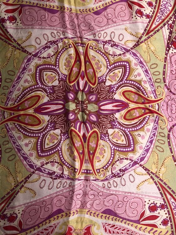 Mila Schön Check Silk Foulard
