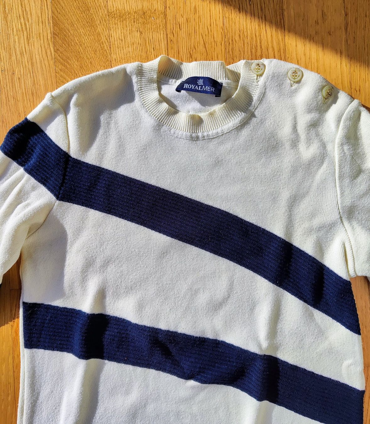 Maglioni & Felpe: Joli pull blanc ROYAL MER Taille M – Usato da Carouge GE venduto da for_8yym 1