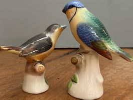 2 Herend Porzellanfiguren – Vögel auf Ast