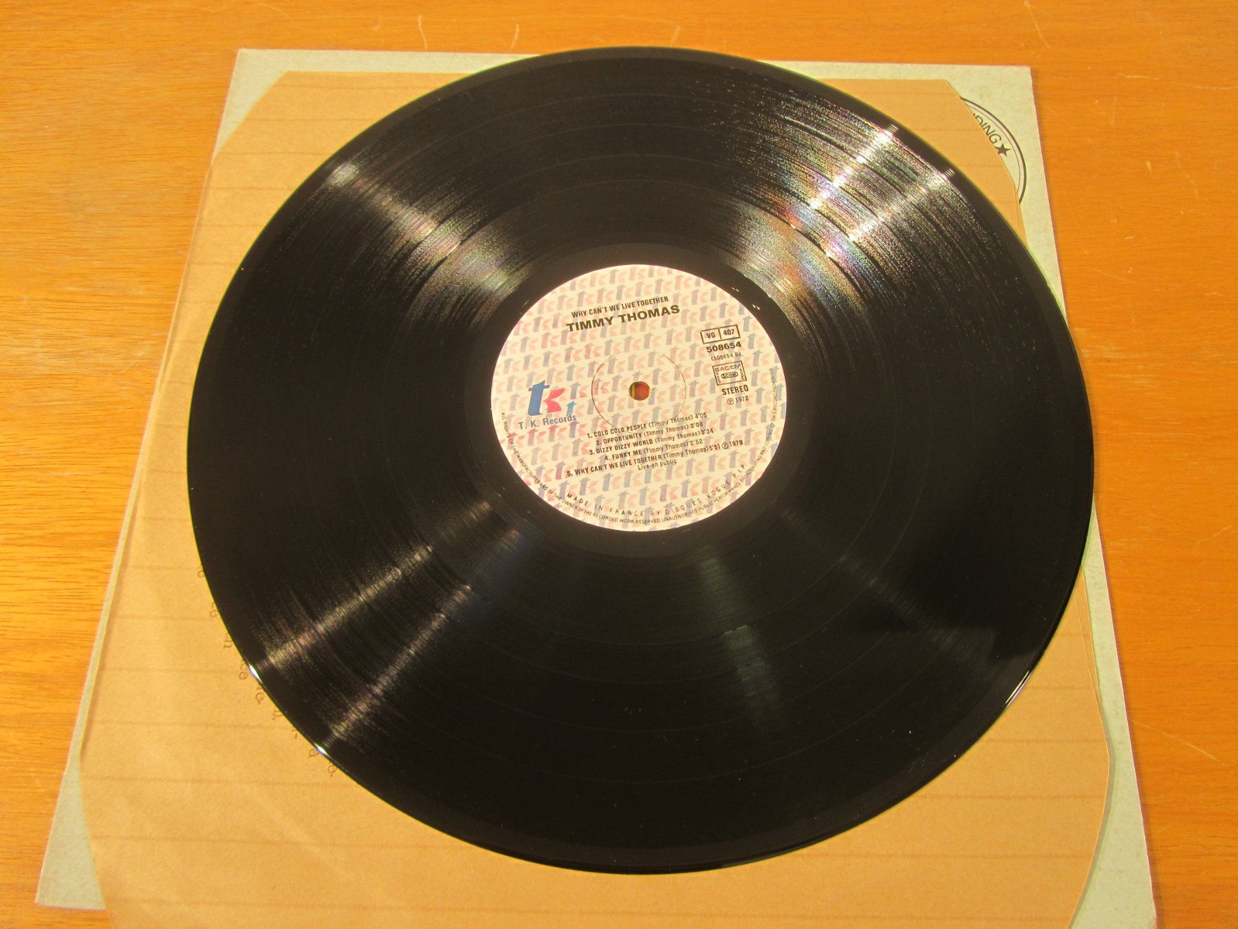 Dischi in vinile: TIMMY THOMAS: Why Can`t We Live Together – Usato da Seengen venduto da mikelele 2