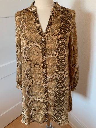 H&M Damen Kleid in Gr. 34 / 36 / 38, Schlangenprint
