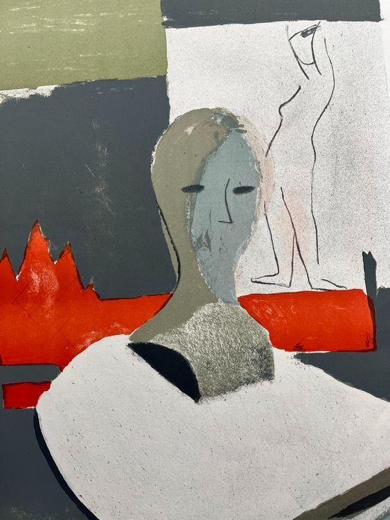 Grafica & Litografie: HENRY WABEL LITHOGRAPHIE SIGNIERT NUMMERIERT – Usato da Gersau venduto da grafik-kunst 1