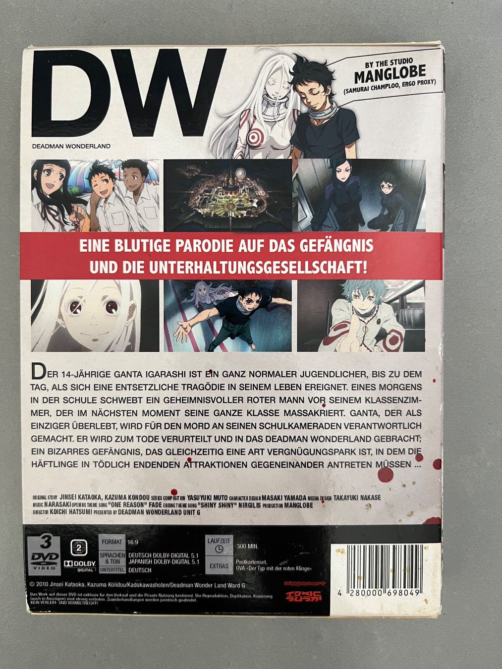 Tutti i DVDs: Deadmann Wonderland DVD 📀 – Nuovo (secondo la descrizione) da Sierre venduto da black.box 1