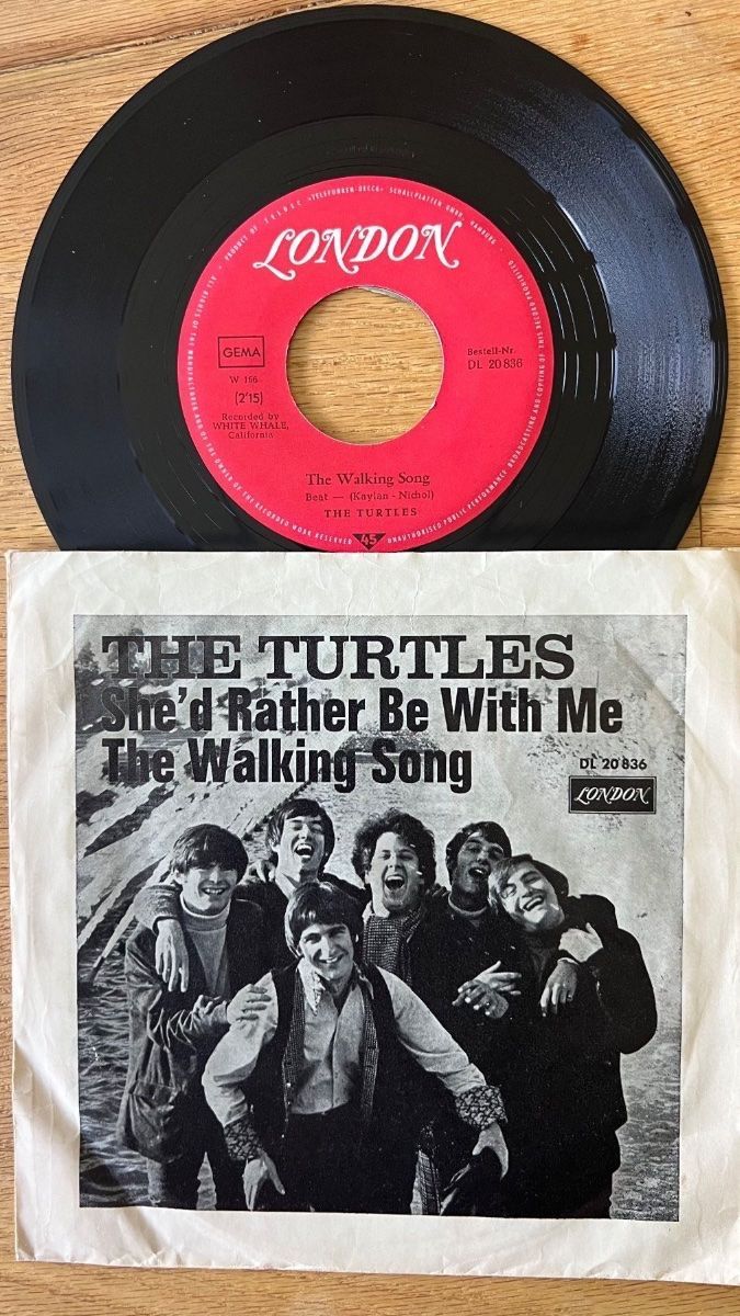 Dischi in vinile: Turtles - She'd Rather Be With Me / 1. D-Press. 1967 – Usato da Gais venduto da soundcave57