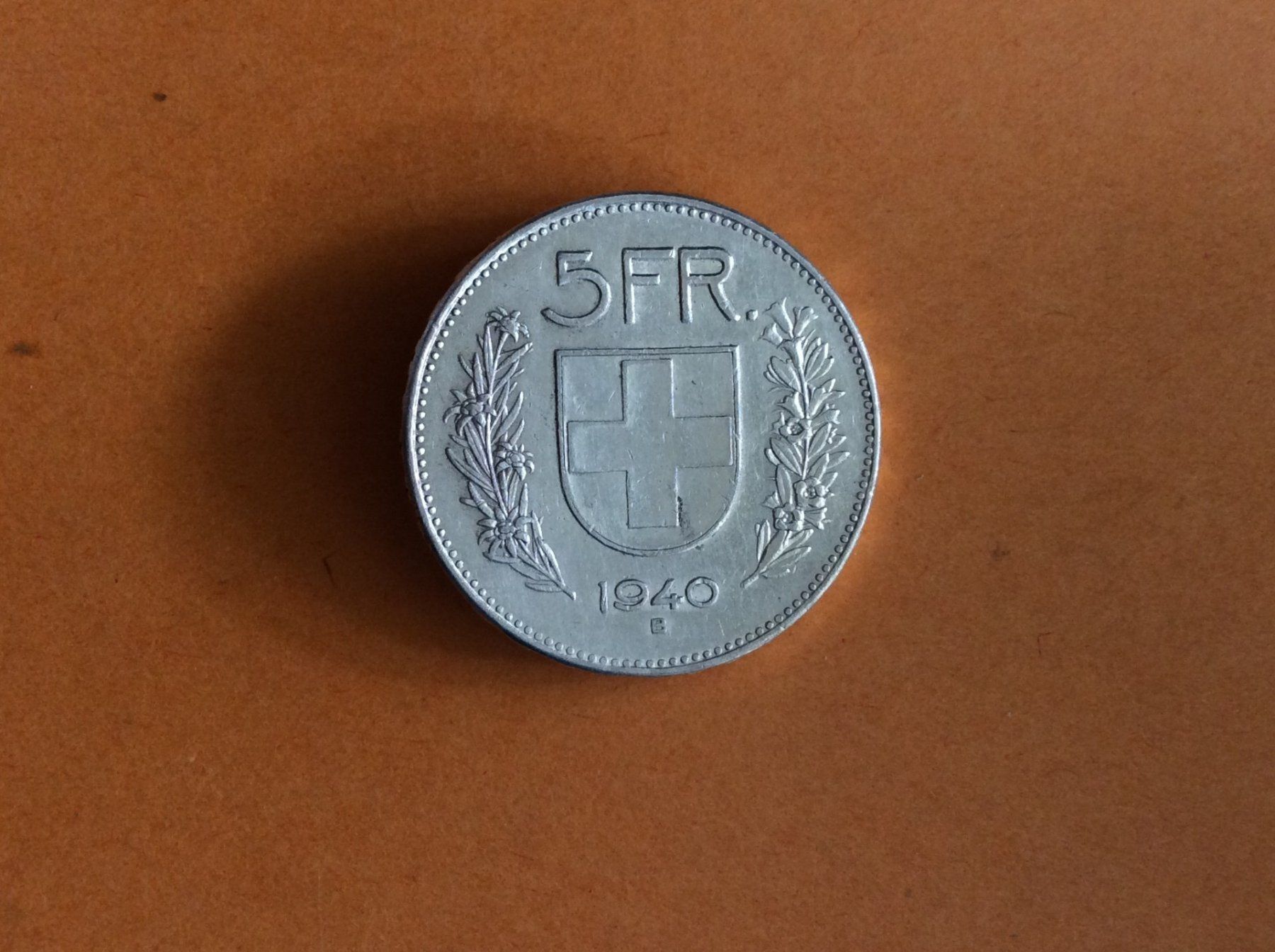 Tutti le monete: 5 francs 1940  Jolie – Usato da Genève venduto da pie_fh2d