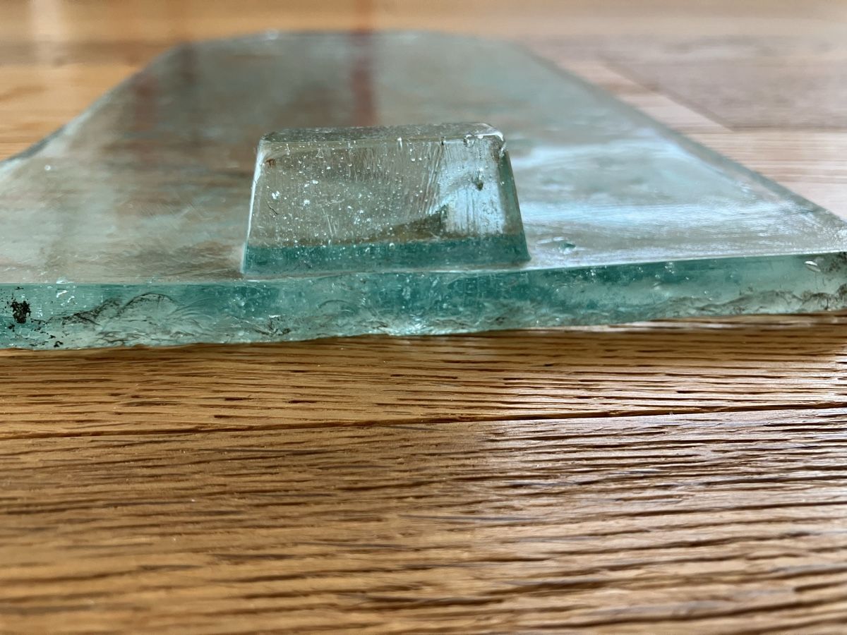 Servierplatten: Antiker Glas Dachziegel gebraucht – Gebraucht aus Willisau von son_lq7g 4