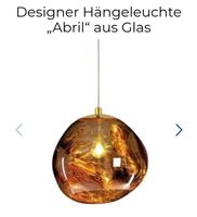 Designer Hängeleuchte „Abril“ aus Glas