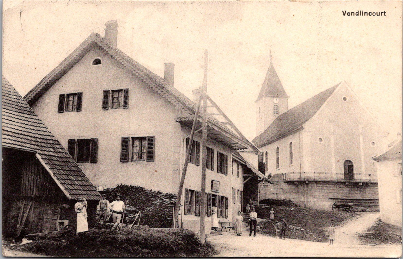 Cartoline postali: AK, Vendlincourt – Usato da Solothurn venduto da insolothurn