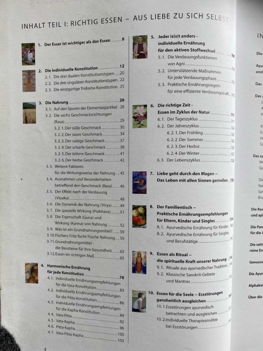 Libri: Ayurveda: Ernährungsbuch – Nuovo (secondo la descrizione) da Dallenwil venduto da kavogt6 3
