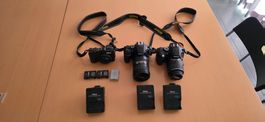 Nikon Konvolut D5500 + D5100 + Coolpix P7800 + ME-1 Mikrofon