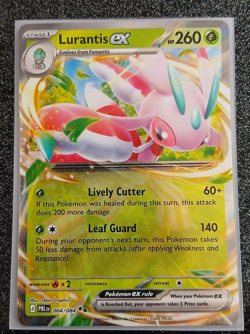 Pokémon Cartes à collectionner: Pitch Black / Lurantis ex 004/084 – Neuf (Voir description) à Zug par Vorphalak