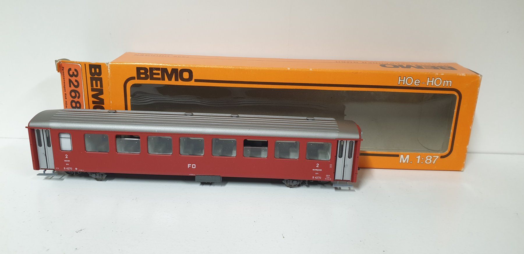 Bemo Modellini di ferrovie: Bemo FO Personenwagen 3268 – Usato da Geroldswil venduto da TopTrain54