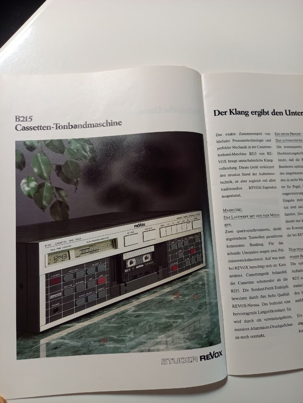 Bücher: STUDER REVOX/ DIE PHILOSOPHIE – Gebraucht aus Arbon von len_7mtx 2