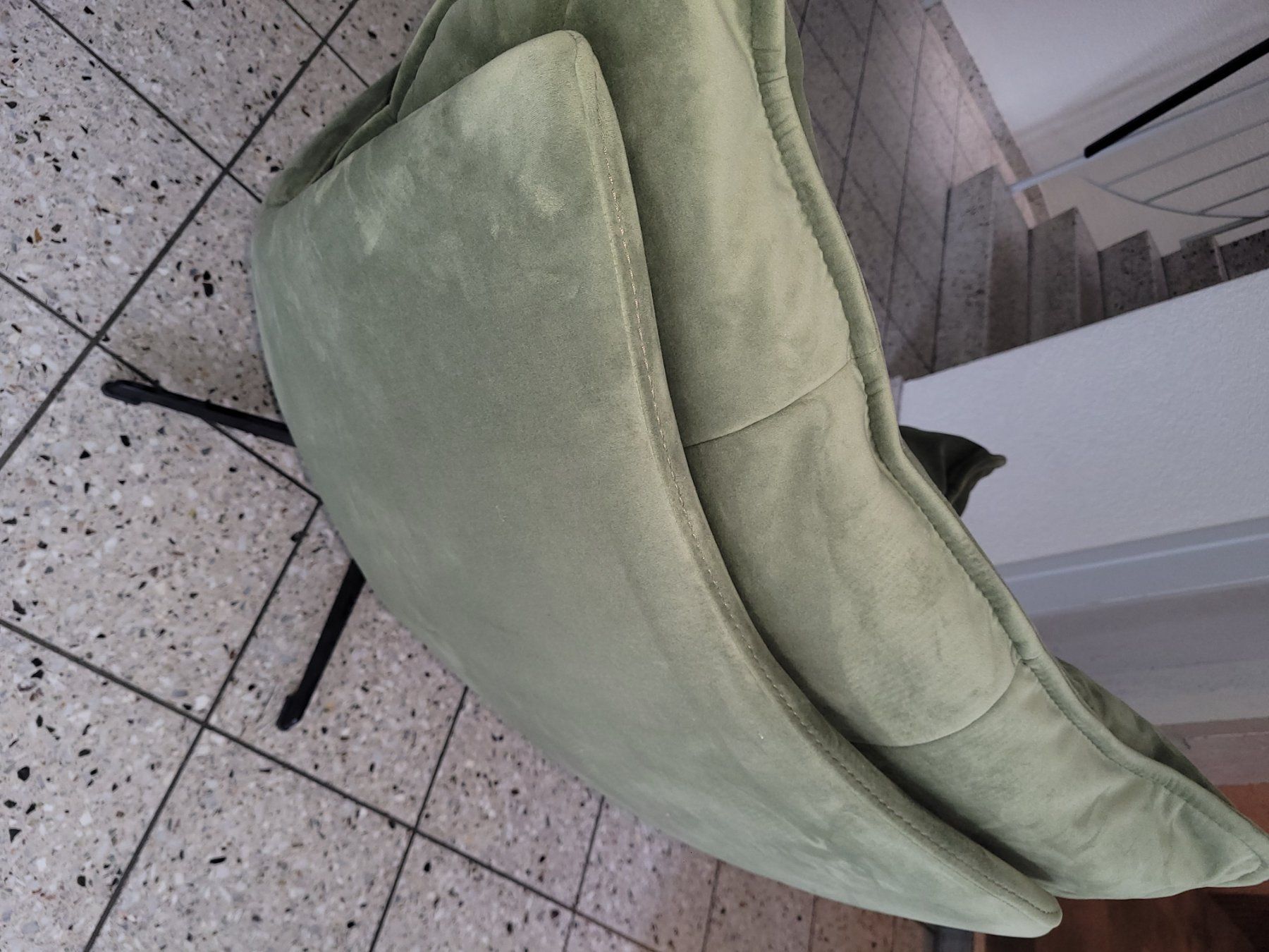 Micasa Poltrone: Gemütlicher Sessel Veloursstoff Grün – Nuovo (secondo la descrizione) da Bassersdorf venduto da kid_fm98 6