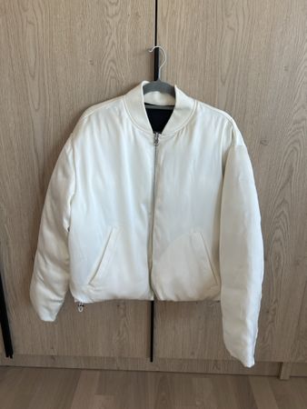 NEW maje bomber jacket in white