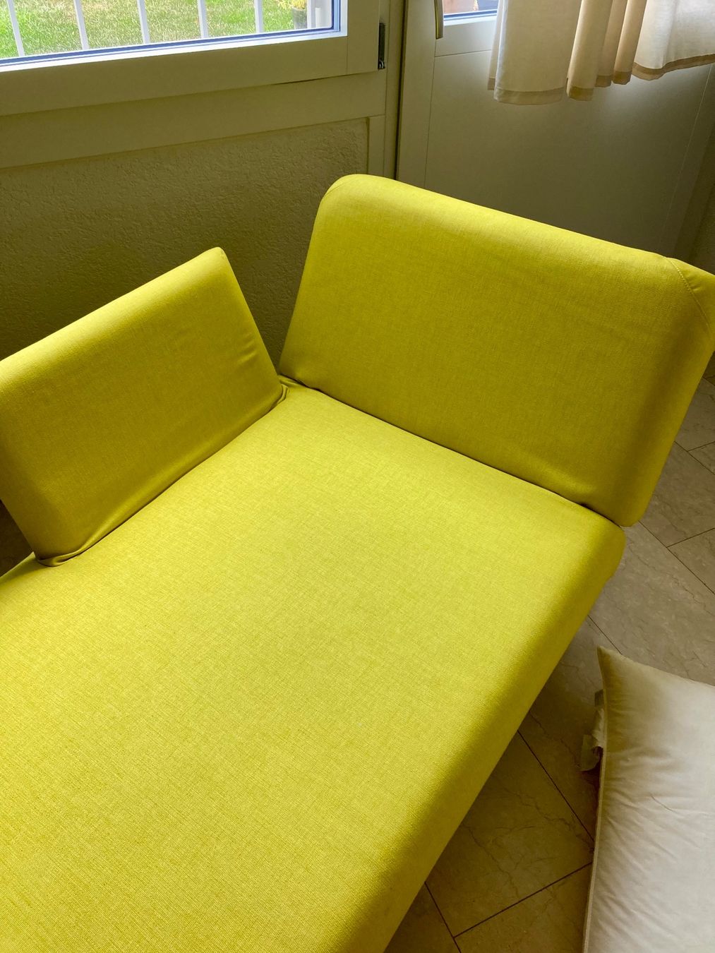 Brühl Divani: Gelbes Sofa von Brühl – Usato da Hurden venduto da Ruby70 5