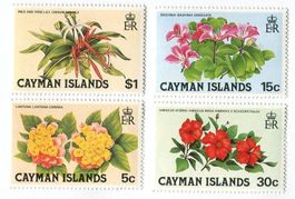 Briefmarken "Blumen". Kaimaninseln