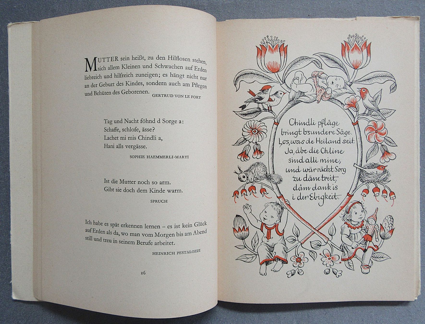 Libri: Mutter-Büchlein - illustriert von Hedwig Spörri – Usato da Auenstein venduto da Padabimbim 5