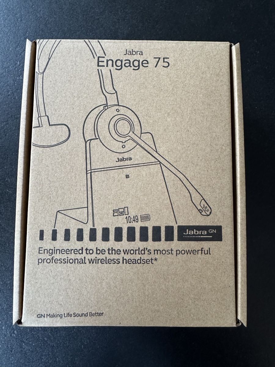 Jabra Cuffie: Jabra Engage 75 Mono UK-Version originalverpackt  – Nuovo e nell'imballaggio originale da Berneck venduto da Koenner.J