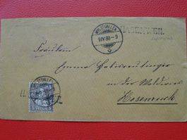 1880, Nr.30 auf Brief von HAGENWEIL +WYL - St.Gallen