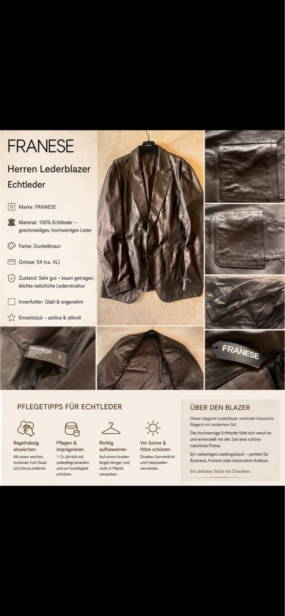 Vestes: Männer Blazer  – Neuf avec emballage d'origine à Küsnacht ZH par lau_8qc2