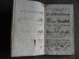 Gebetsbuch Handgeschrieben anno 1824, ANTIK