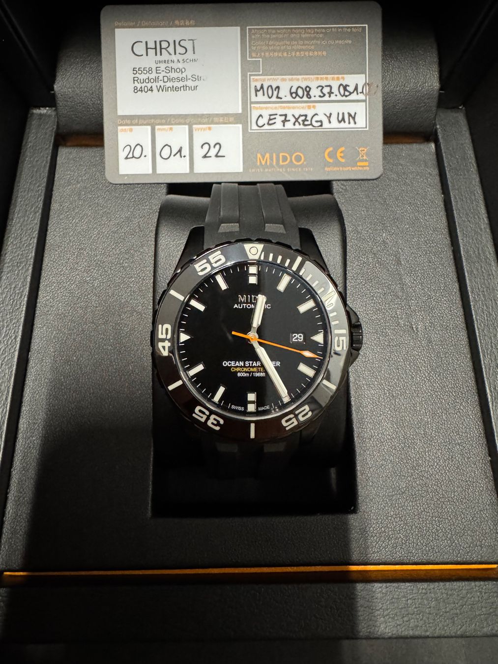 Mido Orologi: Mido Ocean Star Diver 600 Chronometer Si (COSC) – Usato da Rupperswil venduto da Arcore 1