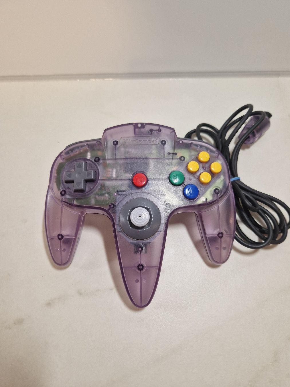 Controller: N64 Controller Transparent Lila Atomic – Usato da Schaffhausen venduto da thugNme