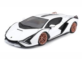 LAMBORGHINI SIAN FKP WEISS/SCHWARZ 1:18 BBURAGO