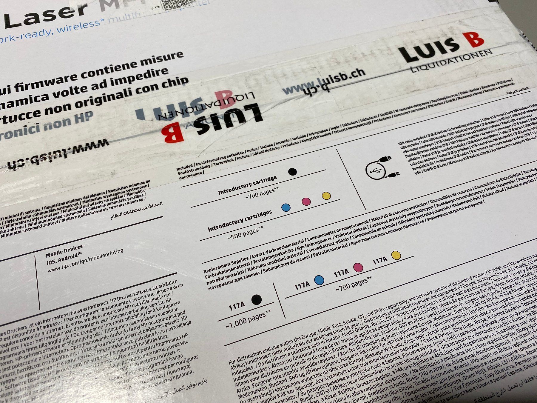 Hewlett Packard Stampanti: 🔴   Drucker HP Color Laser MFP 178nw /059C – Nuovo e nell'imballaggio originale da Zürich venduto da LUIS-B 4