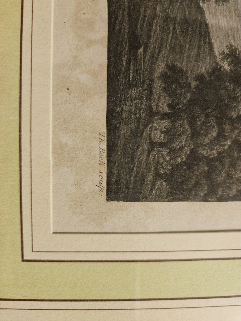 Incisioni: Unterseen Interlaken Stich gerahmt  antik – Usato da Rorschach venduto da TimelessTrading 2