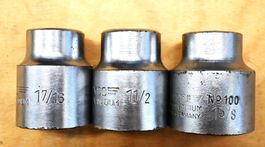 Steckschlüsseleinsatz " Zoll"  Made in Germany