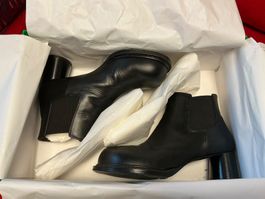 Stiefeletten Bottega Veneta Leder schwarz, GR. 39