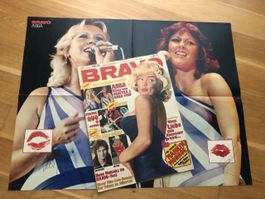 BRAVO Zeitschrift 1979 Nr. 47 mit ABBA, Status Quo Poster
