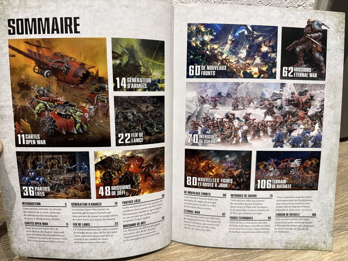 Libri: Warhammer 40k - livre Chapter Approved 2019 – Nuovo (secondo la descrizione) da Miécourt venduto da Dinedine9494 1
