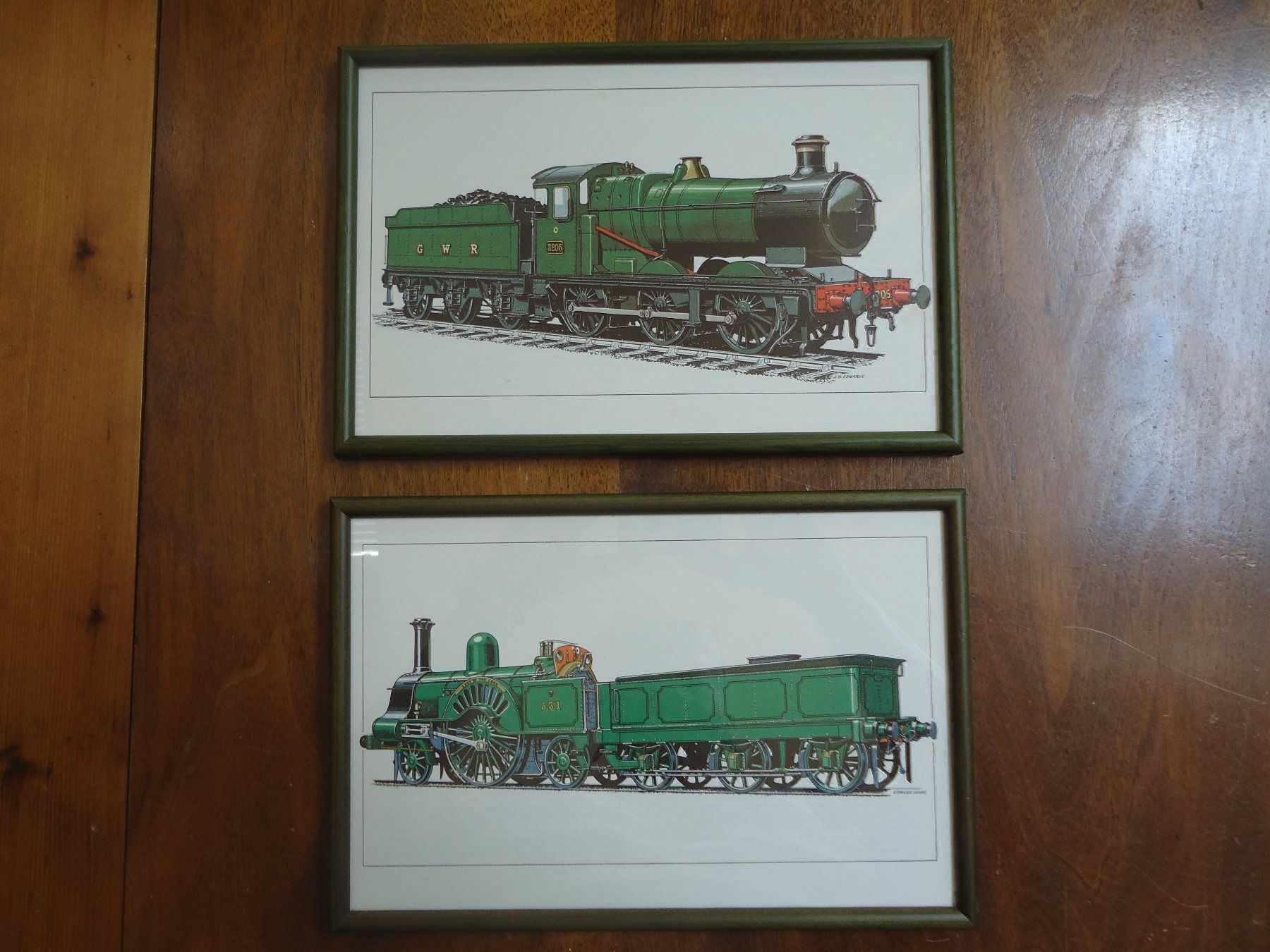 Dipinti: Tableaux 2 x Locomotives anciennes – Usato da Vessy venduto da mafabe