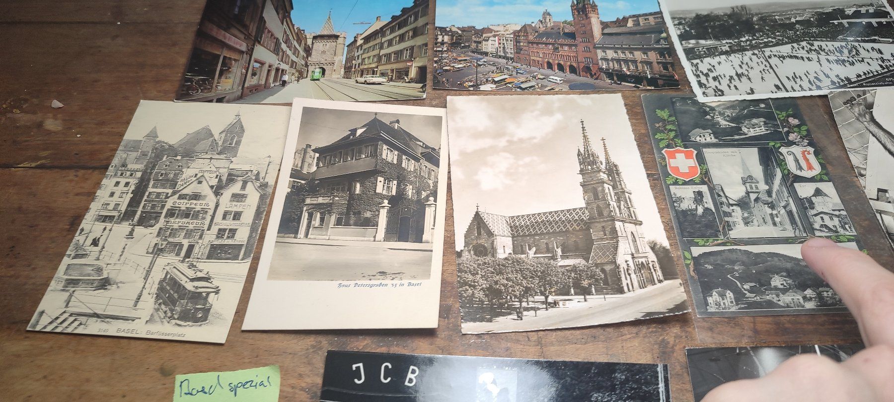 Cartoline postali: 13 Seltene Post/Ansichtskarten BASEL und der Region – Usato da Gelterkinden venduto da MYSTOREFORYOU4460 4