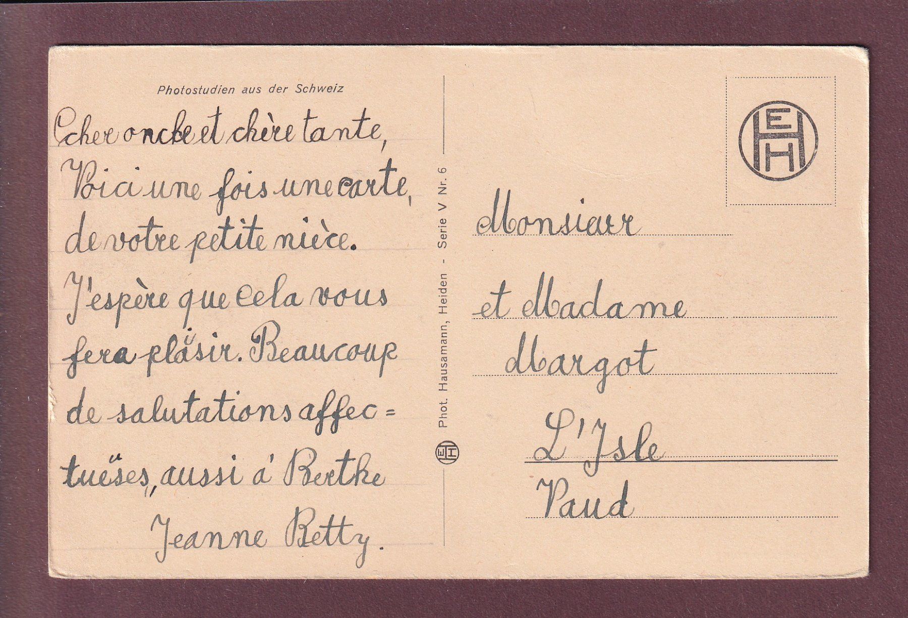 Cartoline postali: Morgendämmerung bei HEIDEN – Usato da Pully venduto da nicecards 1
