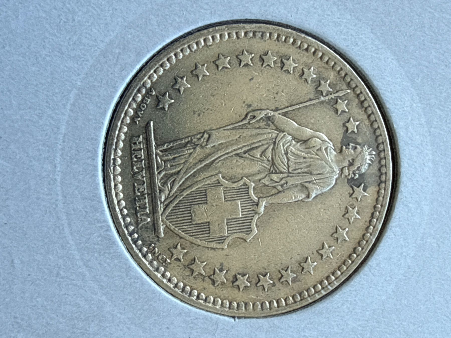Toutes les monnaies: Swiss 2 francs 1944 Silver Coin – D'occasion à Pully par ta571 2