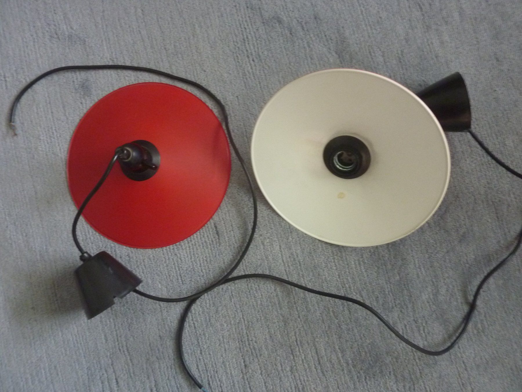 Lampen: Lampe rot-weiss – Gebraucht aus Triengen von Nussbaum14 2