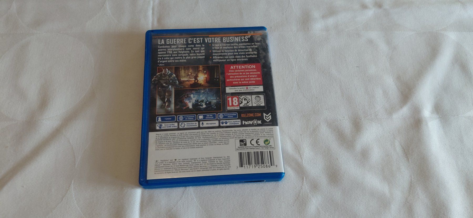 Jeux: Killzone "Mercenary"  PS Vita – D'occasion à Gretzenbach par Uli1980 2