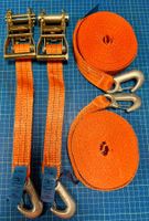 2 Zurrgurten 35 mm breit und 8 m lang, 2000 kg