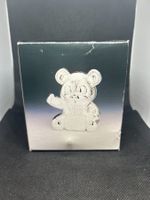 Tirelire Ourson vintage plaqué argent neuf